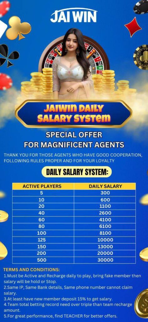 Jaiwin Salary system Term & Condition